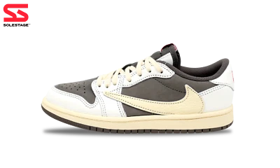 Nike Jordan 1 OG Low x Travis Scott Reverse Mocha PS (DO5442-162) PS Size 12C-3Y - Image 1 of 3