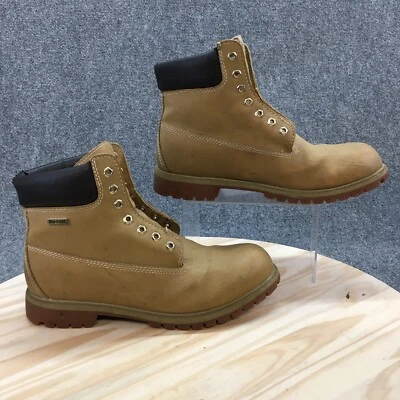 Dexter Boots Mens 12 Ankle Combat Brown Leather Lace Up Waterproof Round Toe - Image 1 of 4