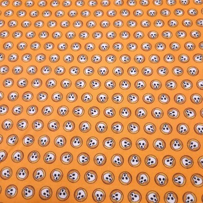 Steampunk Halloween POR Desiree Designs Acolchado Tesoros Calaveras Naranja Foto 1 de 3