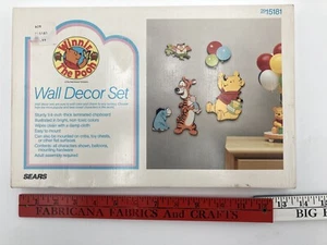 Vintage SEARS Winnie Puuh WANDDEKO SET 2915181 Disney 80er Made in USA versiegelt - Bild 1 von 11