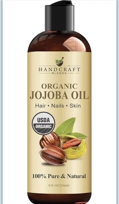 100% Organic Jojoba Oil | Cold-Pressed | 8 Fl Oz | 100% Pure & Natural - Image 1 of 4