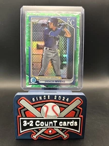 Bowman 2024 - Chrome Prospects Spencer Nivens #BCP-37 Lunar Glow Refractor (RC) - Imagen 1 de 2