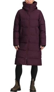 Neu mit Etikett $ 445 Outdoor Research Coze Daunen Full-Parka L Amethyst Kapuze Taschen Seitenreißverschluss - Bild 1 von 22