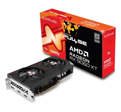 11350-04-20G Pulse AMD Radeon™ RX 9060 XT Gaming OC Graphics Card with 8GB GD... - Image 1 of 4