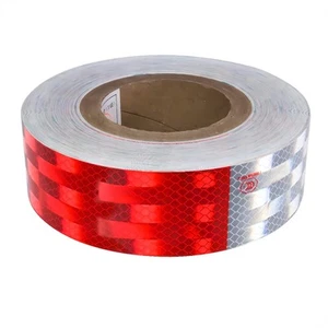 Reflective Tape 2" X 150 Feet Red/White High Intensity Safety Caution Warning... - Picture 1 of 9