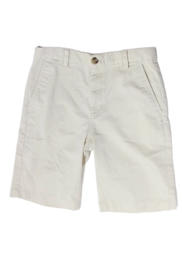 Vineyard Vines Boys Button Closure Flat Front Dress Shorts Beige Size 14 - Image 1 of 3
