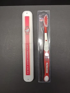 San Francisco 49ers Toothbrush And Travel Case - Picture 1 of 5