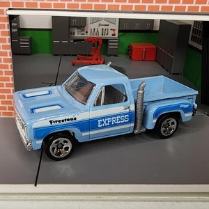 Camión Dodge Li'L 2017 Hot Wheels '78 rojo expreso azul 131/365 camiones calientes sueltos  - Imagen 1 de 9