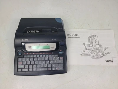 CASIO EZ-LABEL PRINTER KL-7200 WITH MANUAL (TESTED) - Image 1 of 4