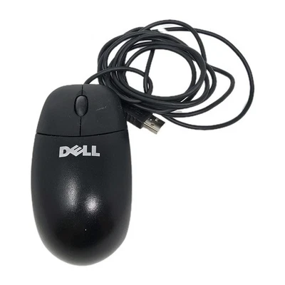 Dell MO56UC USB Wired Mechanical Ball Wheel Mouse Dark Gray  - Image 1 of 4