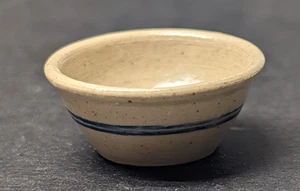 Vintage 2000 Jane Graber Miniatur Steinzeug handbemalt Keramik Schüssel 1" B x,5" H - Bild 1 von 5