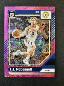 2024-25 Donruss Optic #67 T. J. McConnell rosa glitter parallelo /275 - Pacers - Foto 1 di 2