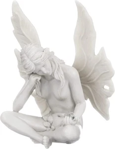 Design Toscano Gazing Secret Garden Fairy Woman Statue Figurine, 7 inches...  - Picture 1 of 12
