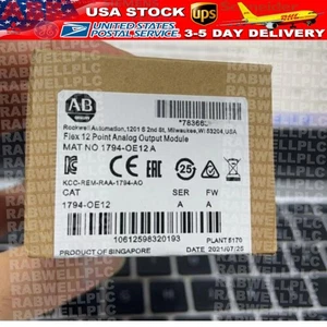 Sealed AB 1794-OE12 Flex 12 Point Analog Output Module 1794OE12 US Free Tax - Picture 1 of 4