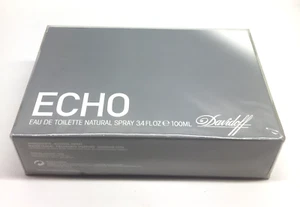 Echo Men by Davidoff 3.4 oz / 100 ml Eau De Toilette Spray Sealed NIB - Picture 1 of 6