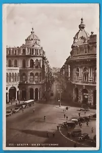 Genua Via XX Settembre Anno 1941 FG Vintage Postkarte Postkarte MA1878 - Bild 1 von 2