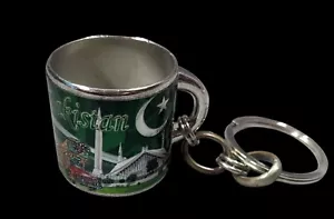 Pakistan Magnetic Cup Collectible Souvenir Keychain - Picture 1 of 10