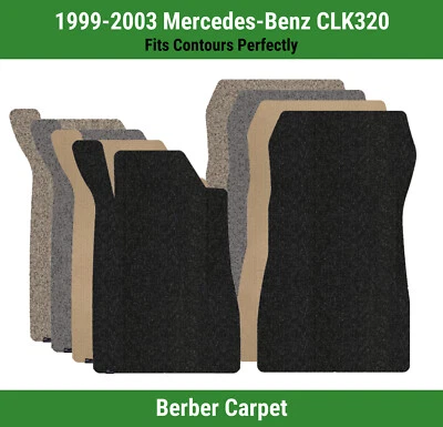 Alfombrillas de primera fila Lloyd Berber para Mercedes-Benz CLK320 1999-2003  Foto 1 de 4