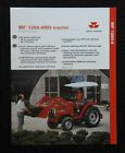 1996 Massey-Ferguson "Mf 1260 4Wd Tractor" Specifications Brochure Nice