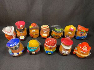 Vintage McDonalds Chicken Nugget 1988 McNugget Buddies Happy Meal Toys Full Set+