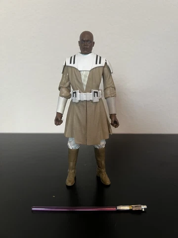 Star Wars Black Series Loose 1:12 Scale 6” Figure Clone Wars Mace Windu Cover