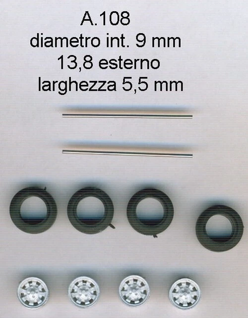 RUOTE 1/43 CROMODORA LANCIA FULVIA E BETA TRON A108 - Immagine 1 di 1