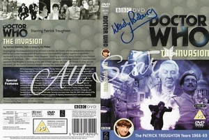 DOCTOR WHO - The Invasion DVD Cover Signed by Wendy Padbury (SCHT) - Picture 1 of 1