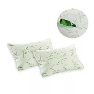 Pair of Nature Basics Bamboo Waterproof Standard Pillow Protectors 48 x 73cm ... - Picture 1 of 2