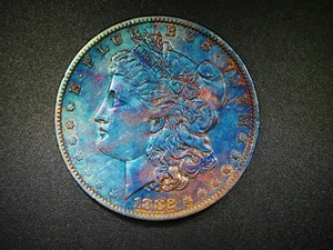 BEAUTIFUL TONED 1882-O MORGAN SILVER DOLLAR 90% SILVER COLLECTOR GRADE COIN M489 - Picture 1 of 5