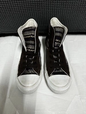 Converse Allstar Chuck Taylor Hi Top ASHI Native Sn 34 Choc/Azul/Areia Tamanho M4 W6 - Imagem 1 de 4