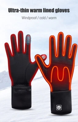 Savior Heated Gloves 7.6V Rechargeable Battery Warm Touchscreen Skiing Cycling