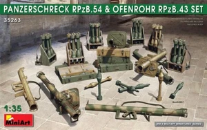Miniart 1/35 PANZERSCHRECK RPzB.54 & OFENROHR RPzB.43 SET #35263 📌USA - Picture 1 of 3