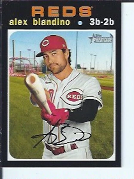 Alex Blandino 2020 Topps Heritage High Numbers  SP - Image 1 of 1