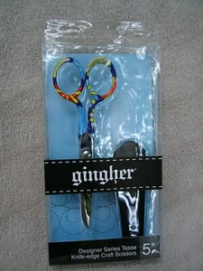 GINGHER DESIGNER SERIES SCISSORS 5" (TESSA) ~ New ~ - Picture 1 of 4