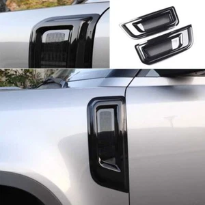 Side Fender For Land Rover Defender 2020-2023 Cover Trim Air Wing Glossy Black - Bild 1 von 4