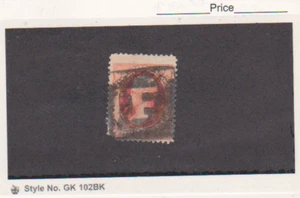 US Scott # 183 2c Jackson Used Fancy Cancel Negative F - Picture 1 of 1
