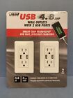 Feit Electric 2-Pack Fast Charge USB Wall Outlet 2 Ports 4.8 Amp 120V  Phone Tab
