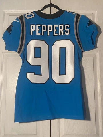 Authentic Julius Peppers Carolina Panthers Nike Elite Jersey Mens Size: 40 Cover