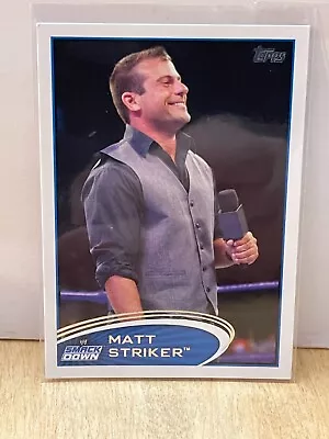 2012 Topps WWE #24 Matt Striker - Image 1 of 2