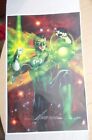 MIKE GRELL rare GREEN LANTERN print SIGNED color 17x11 CLASSIC cover 