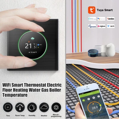 Smart WiFi Thermostat Elektrische Fußbodenheizung Wasser Gas Boiler - Bild 1 von 4
