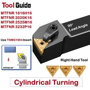MTFNR 16mm 20mm 25mm 32mm Shank Indexable Turning Lathe Tool Holder Cylindrical - Picture 1 of 7