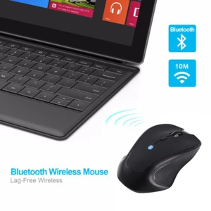 Bluetooth 3.0 Wireless Mouse for Laptop PC Mac Android IOS Laptop Tablet MacBook - Picture 1 of 10
