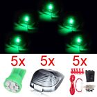 For Truck Trailer 5X Green Led Bulb Smoked Lens Roof Top Cab Marker Light Us