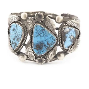 GLEN ADAKAI NAVAJO BRACELET Mid- to Late 20th Century Approx. 135 total grams - Picture 1 of 3