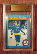 1979 O-Pee-Chee #33 Garry Unger Flames Hockey Card BVG 9.5 GEM MINT POP 1!