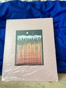 Vintage 1993 Signed Greg Kyle Matted Print - sealed in cellophane - Picture 1 of 2