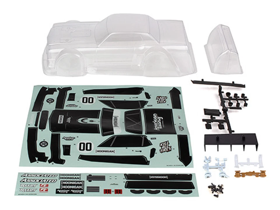 Associated 21567 1/14 Clear Body Set for Reflex 14R Hoonicorn - Image 1 of 1