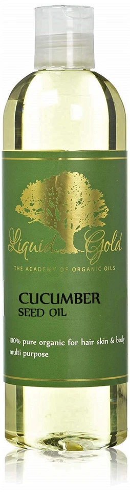 LIQUID GOLD PREMIUM CUCUMBER SEED OIL 100% PURE ORGANIC NATURAL FRESH COLD PRESSED FREE SHIP