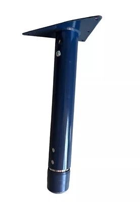 Set Of (4) 13” Blue Metal Table Legs & Screws. Coffee Table, Activity Table DIY - Image 1 of 2